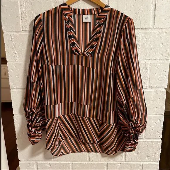 Cabi Striped Blouse - Picture 2 of 2